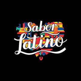 Sabor Latino Latin Flavor Hispanic Heritage by Flippin Sweet Gear
