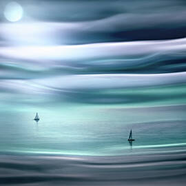Sailing by Moonlight by Ursula Abresch