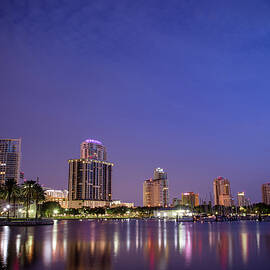 Saint Petersburg Skyline Sunrise by Joe Leone