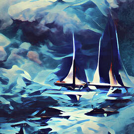 Saling to a Dream, 01 by AM FineArtPrints