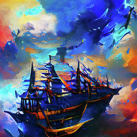 Saling to a Dream, 02 by AM FineArtPrints