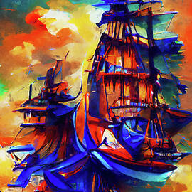 Saling to a Dream, 03 by AM FineArtPrints