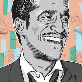 Sammy Davis Jr Pop Art by Jim Zahniser