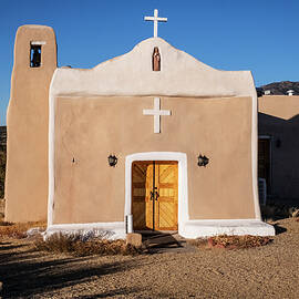 San Francisco de Asis in Golden New Mexico by Mary Lee Dereske