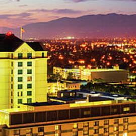 San Jose Skyline at Night Panorama Photo by Paul Velgos