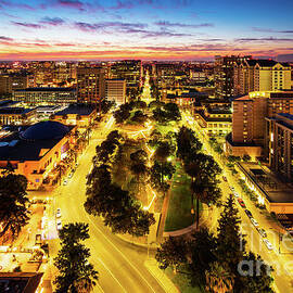 San Jose Skyline California Sunset Photo by Paul Velgos
