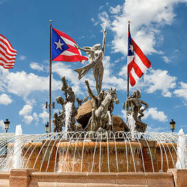 San Juan's The Raices Fountain by Kelley King