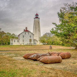 Sandy Hook Lighthouse by Penny Polakoff