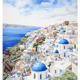 Santorini Greece by Land of Dreams