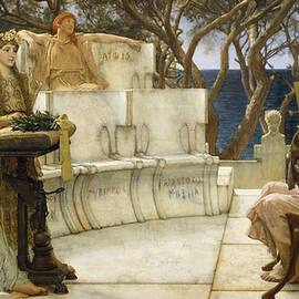 Sappho and Alcaeus by Sir Lawrence Alma-Tadema by The Luxury Art Collection