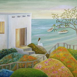 Sat Still At The Brink by Angeles M Pomata