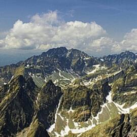 Scenic Mountain Range View by Robert Grac