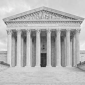 SCOTUS Equal Justice BW by Susan Candelario