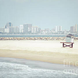 Seal Beach California LIfeguard Towers Photo by Paul Velgos