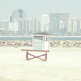 Seal Beach LIfeguard Tower Three Panorama Photo by Paul Velgos