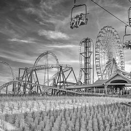 Seaside Casino Pier BW by Susan Candelario