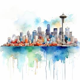 Seattle skyline by Land of Dreams