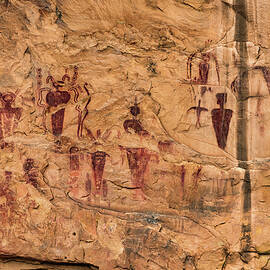 Sego Canyon Anthropomorphs and Ghosts - Utah by Abbie Warnock
