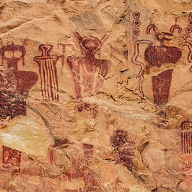 Sego Canyon Anthropomorphs - Utah by Abbie Warnock