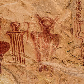 Sego Canyon Pictographs 4, Utah by Abbie Matthews