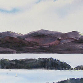 Serene Mountain Lake View by Amanda Amend