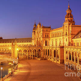 Seville, Plaza de Espana, Andalusia, Spain, EU, Europe by Neale And Judith Clark