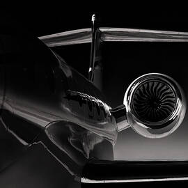Shadowform Elegance in Flight by Dave Koch - Aircraft Photography