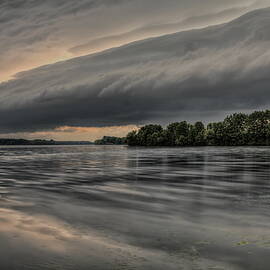 Shelf Cloud Over Lake Wausau by Dale Kauzlaric