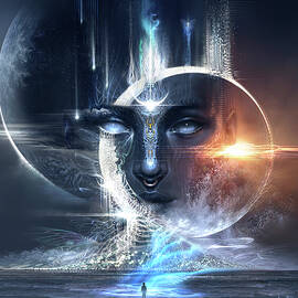 Shores of Consciousness TAPESTRY by Alex Ruiz