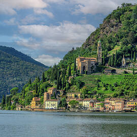Shores of Lake Lugano by Maryanne Keeling