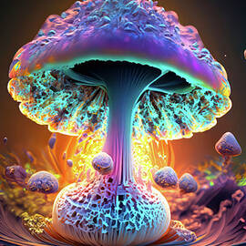 Shroomz A by Bill and Linda Tiepelman