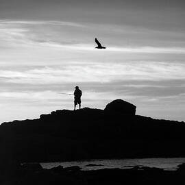 Silhouettes and the Sea by Joe Schofield