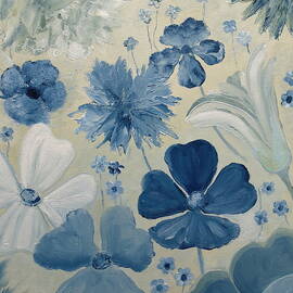 Silky Blue by Angeles M Pomata