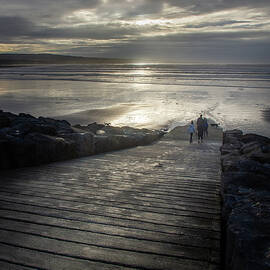 Silver Light Stroll at Lahinch Beach by Mark Callanan