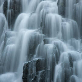 Silvery Silk - Fine details of Kings Creek Falls in Lassen Volcanic NP by Mike Lee