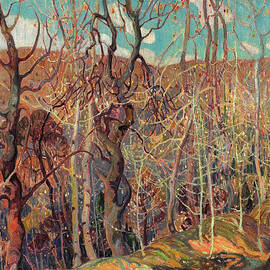 Silvery Tangle 1921 by Franklin Carmichael by Franklin Carmichael