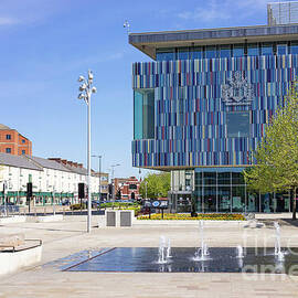 Sir Nigel Gresley Square Civic and Cultural Quarter, Waterdale, Doncaster, South Yorkshire, England  by Neale And Judith Clark