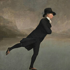 Skating on Duddingston Loch by Reverend Robert Walker