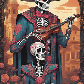 Mr and Mrs Skeletonichi by Bencasso B