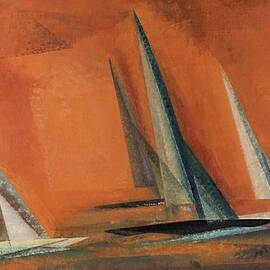 Skerry Cruisers - Die Schaerenkreuzer by Lyonel Feininger by Lyonel Feininger