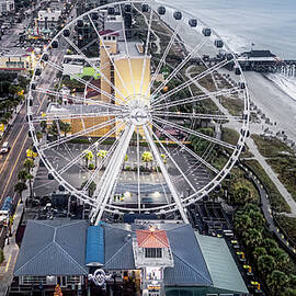 Sky Wheel Myrtle Beach SC  by Susan Candelario