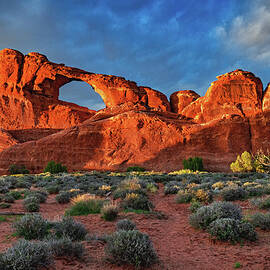 Skyline Arch Shadows, Utah by Abbie Matthews