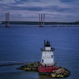 Sleepy Hollow Light Tappan Zee by Susan Candelario
