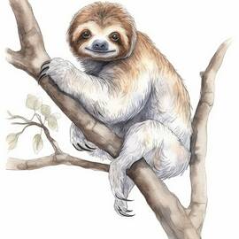 Sloth in a Tree by Land of Dreams