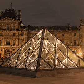Small Pyramid, Louvre, Paris by Adrian Hendroff
