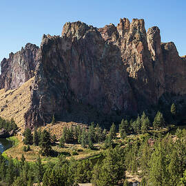 Smith Rock State Park Landscape In Oregon by Dan Sproul