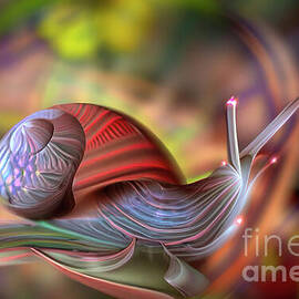 Snail Abstract 25 by William Gunn