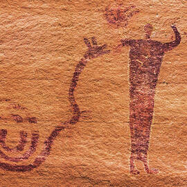 Snake Charmer Pictograph, Utah by Abbie Matthews