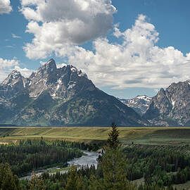 Snake River Overlook Grand Teton National Park by Diane Moller