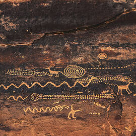 Snakes and Wheels Panel, Utah by Abbie Matthews